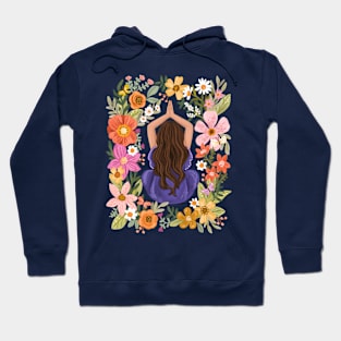 Yoga Meditation Girl Hoodie